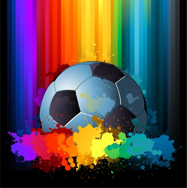 Emblème du football — Image vectorielle