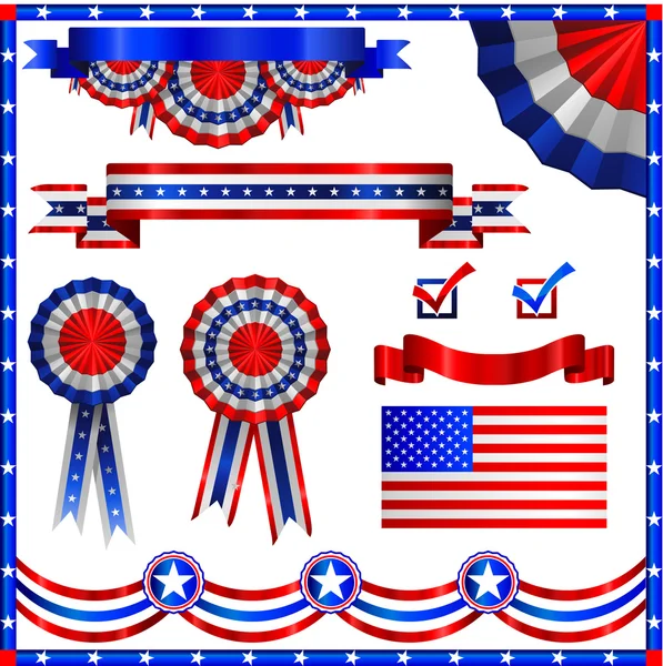 American patriotic element — Stock Vector