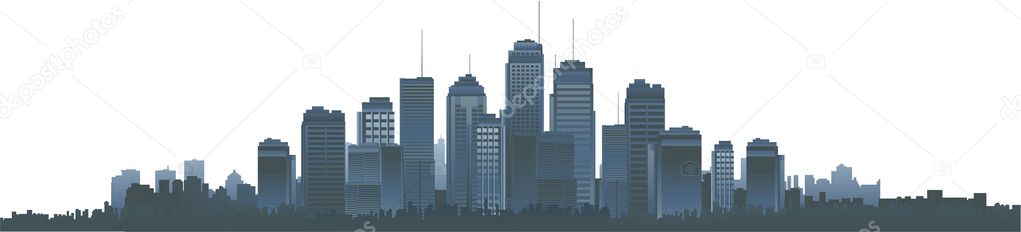 City skylines background