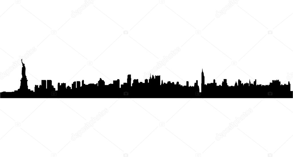 City skylines background