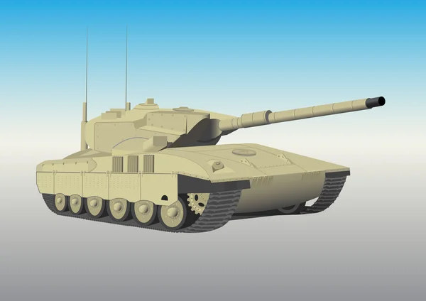 stock vector Military tank
