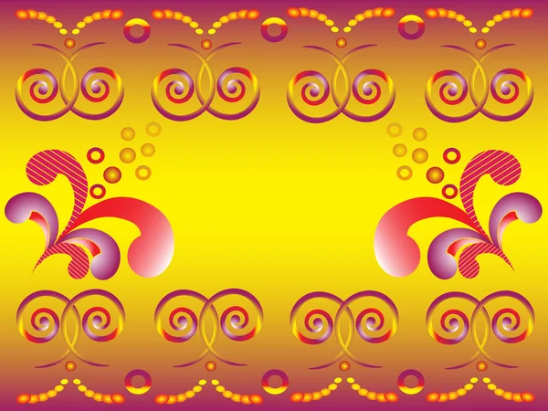 Illustration de fleur de carte vectorielle — Image vectorielle