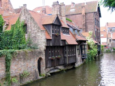 bir görünümü, bruges, Belçika.