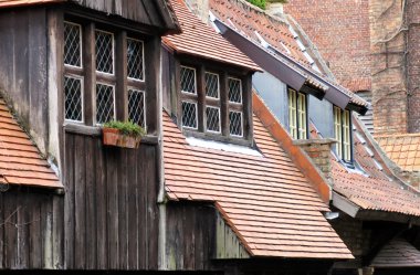 bir görünümü, bruges, Belçika.