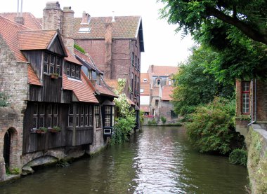 bir görünümü, bruges, Belçika.