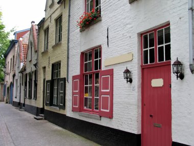 bir görünümü, bruges, Belçika.