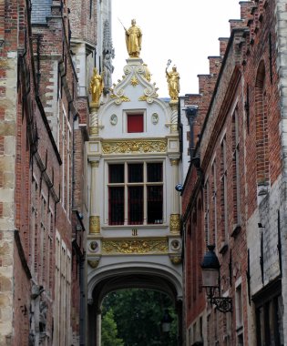 bir görünümü, bruges, Belçika.