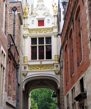 bir görünümü, bruges, Belçika.