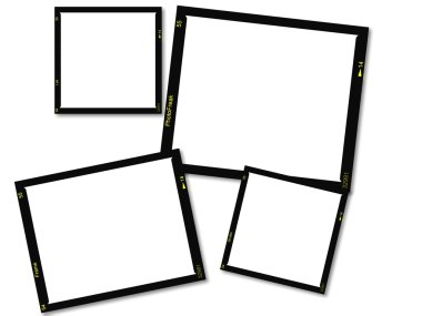 Vintage style film frames. clipart