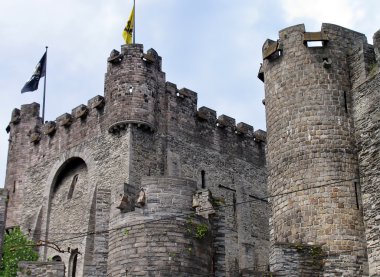 Gent, Belçika sokak görünümü.
