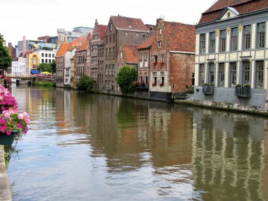 Gent, Belçika sokak görünümü.