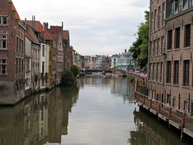 Gent, Belçika sokak görünümü.