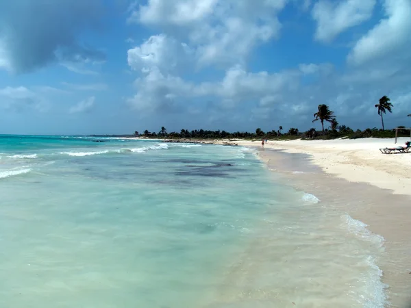 Karayipler plajı manzarası. — Stok fotoğraf
