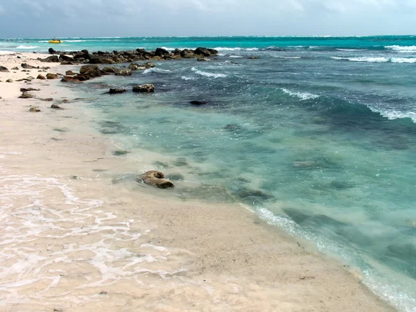 加勒比海滩的景观. — 图库照片
