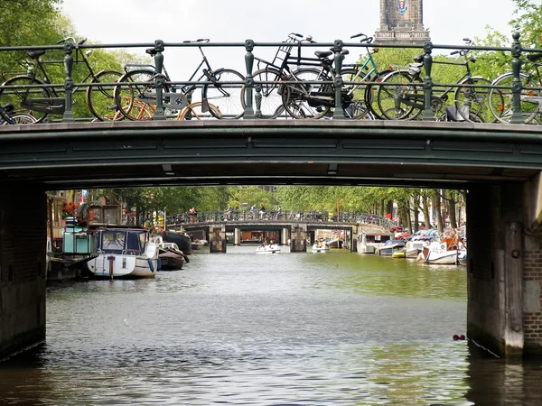 オランダ、アムステルダム旧のビュー. — ストック写真