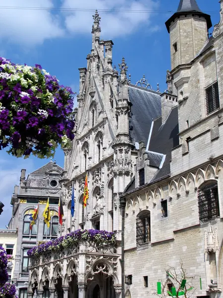 Gent, Belçika sokak görünümü. — Stok fotoğraf