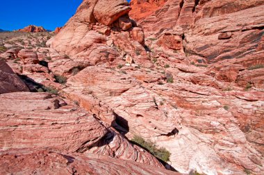 red rock Canyon mojave Çölü'nde görüntüle.