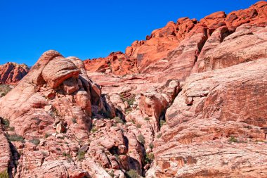 red rock Canyon mojave Çölü'nde görüntüle.