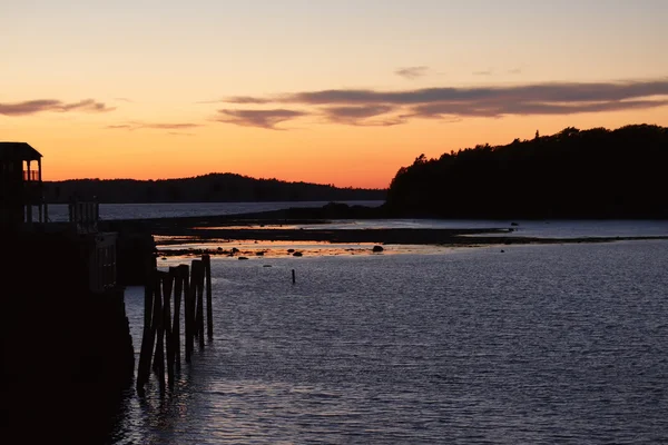 Sunset in Acadia National Park, Maine. — Stock Photo, Image