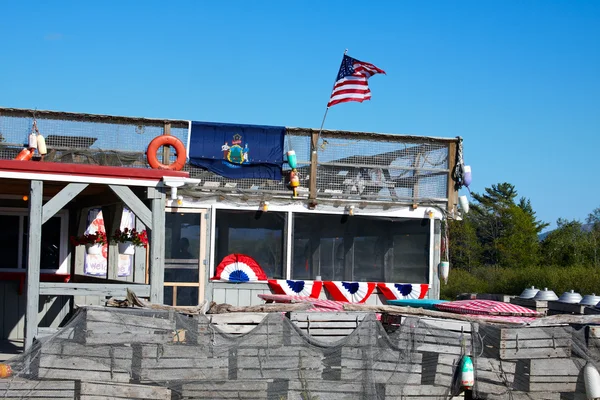 Cabaña de langostas en Maine . — Foto de Stock