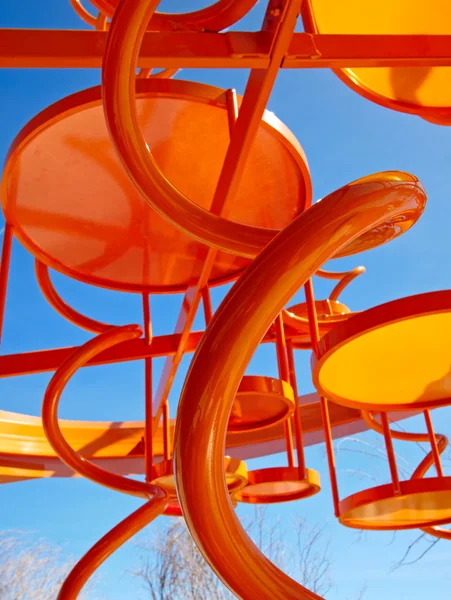 Colorful structure at the children's playground. — Stock Photo, Image