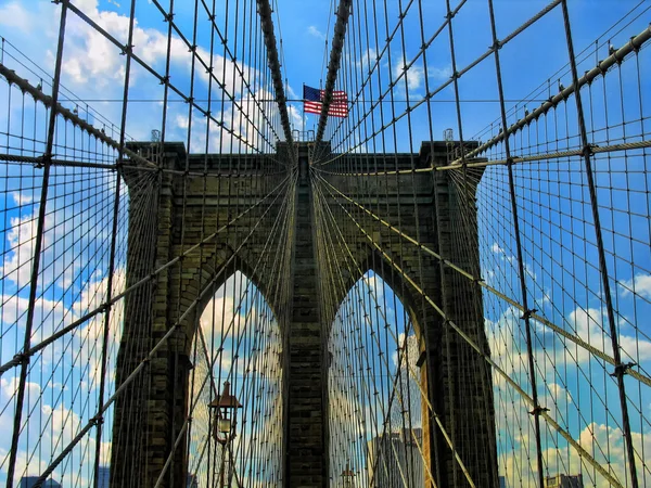 Brooklyn Bridge. — Stock Photo, Image
