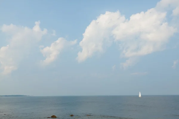 Красивое восточное побережье Атлантики с каменистой береговой линией . — стоковое фото