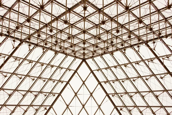 stock image Glass Pyramide Du Louvre in Paris, France.