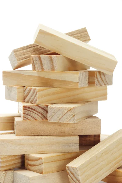 Dřevěné obdélníkové bloky — Stock fotografie