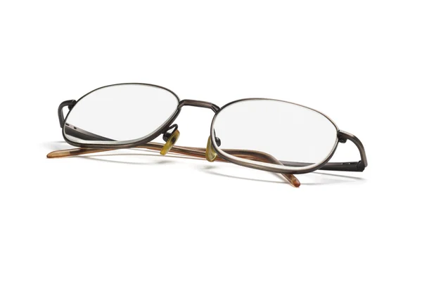 Kovový rám oko brýle — Stock fotografie