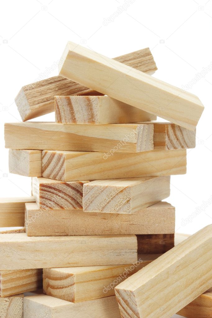 Wooden Rectangular Blocks Stock Photo, Wooden Rectangular Blocks