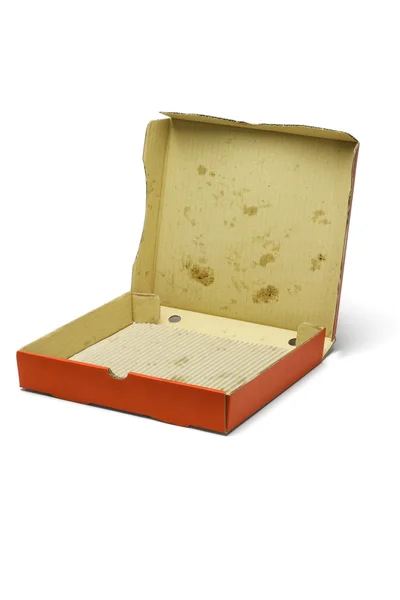 Tom pizza leverans box — Stockfoto