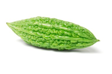 Fresh green bitter gourd clipart