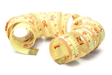 Coil of measuring tape clipart