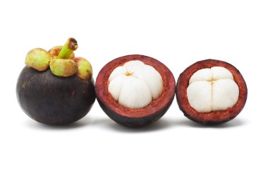 Mangosteen fruits clipart