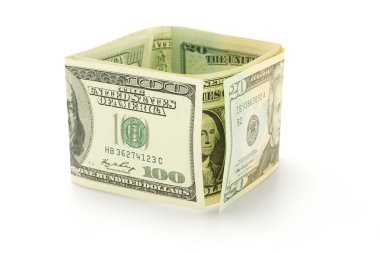 US dollar bills clipart