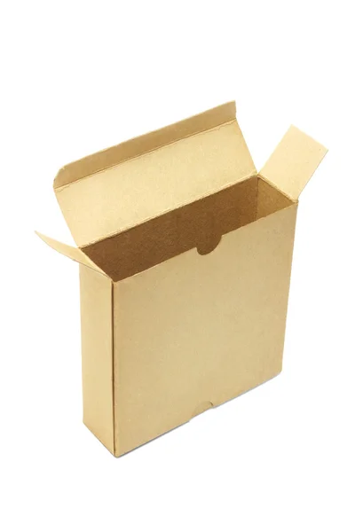Kağıt kutusu açma — Stok fotoğraf