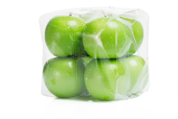 Maçãs verdes frescas — Fotografia de Stock