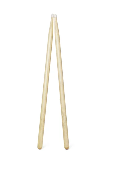 Барабанні палички дерев'яні — стокове фото