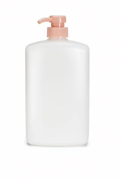 Garrafa de plástico de produto de cuidados com a pele — Fotografia de Stock