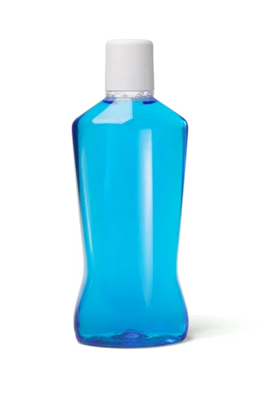 Бутылка жидкости для полоскания рта — стоковое фото