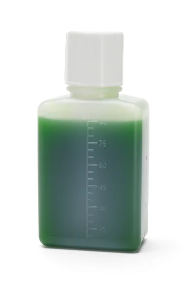 Green liquid medicine — Stock Photo, Image
