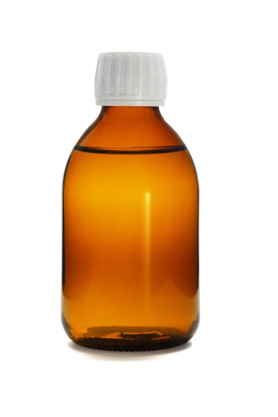 ガラス瓶の中の液体の薬 — ストック写真