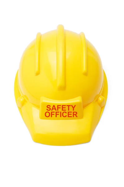 Шлем безопасности для офицера безопасности — стоковое фото