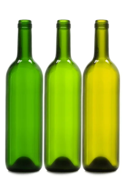 Botellas de vino vacías — Foto de Stock