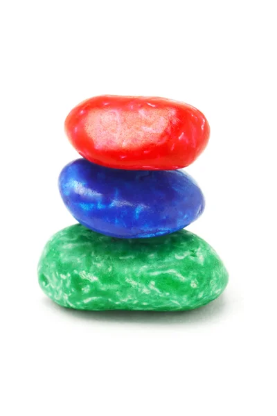 Πέτρες με χρωματιστά βότσαλα — Φωτογραφία Αρχείου