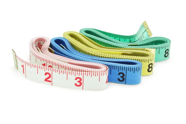 Colorful measuring tapes — Stock Photo, Image