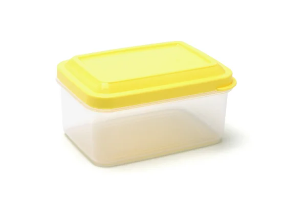 Коробка для хранения пластика — стоковое фото