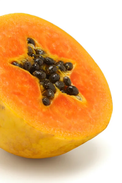 Cut papaya fruit — Stock Photo, Image