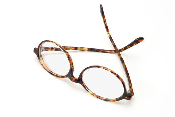 Staré brýle Plastový rám — Stock fotografie